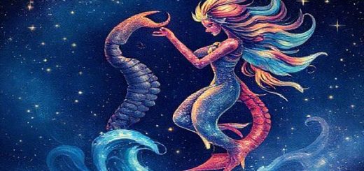 Create a high definition image featuring the cosmic dance of Scorpio and Gemini entwined among twinkling stars. Illustrate Scorpio as a deep, mysterious river with flowing water embodying passion and intensity, while Gemini appears as a playful breeze adorned with light, colorful winds. Capture the contrasting elemental energies of water and air merging into a vibrant, kaleidoscopic tapestry against the backdrop of the cosmos, celebrating their complementary relationship.